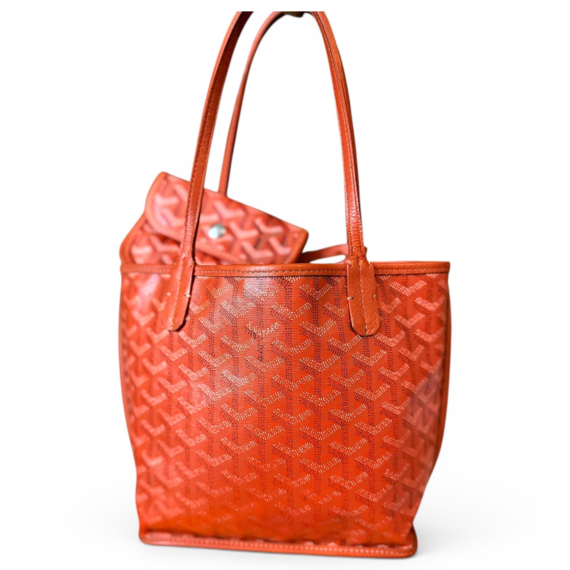 Goyard Anjou leather tote