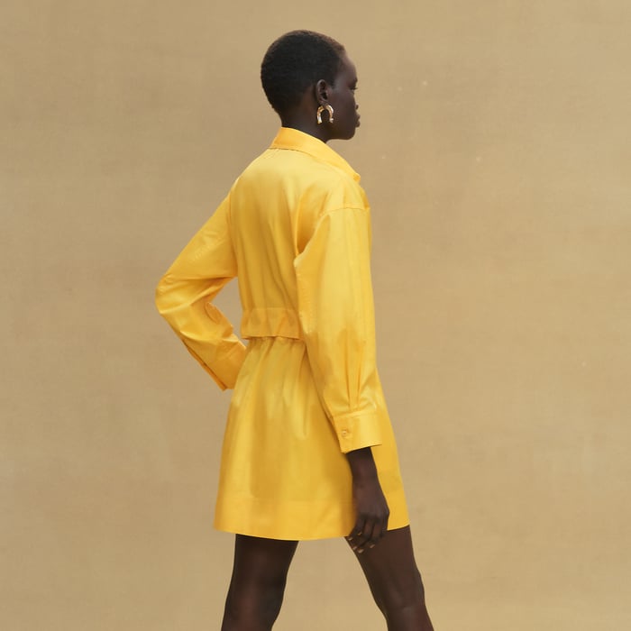 Jaune Mimosa Short Polo Dress