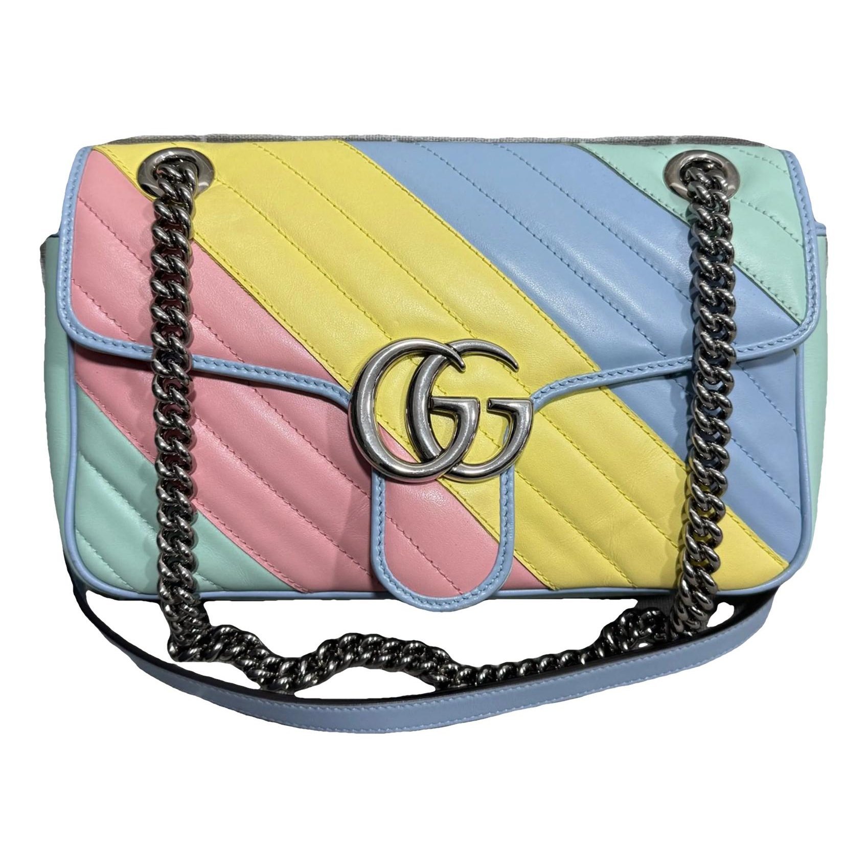 GG Marmont Flap leather handbag