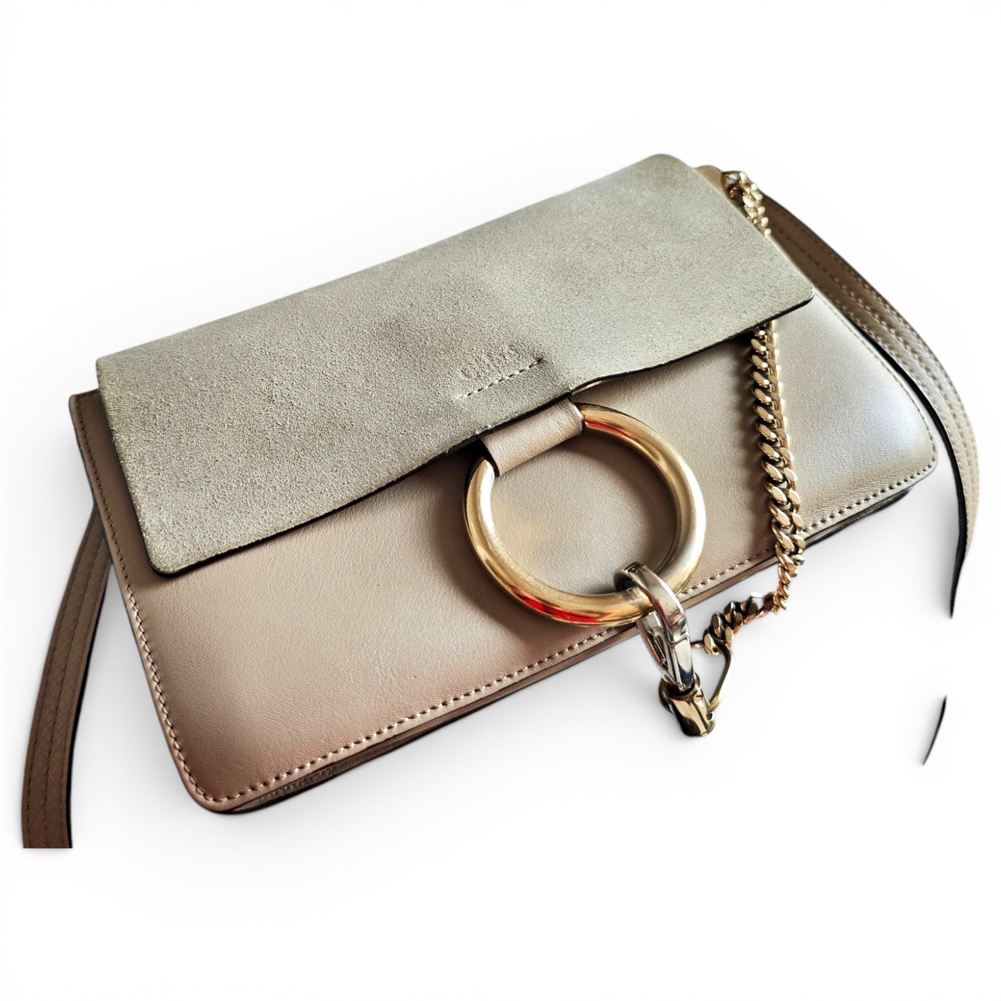 Faye leather crossbody bag