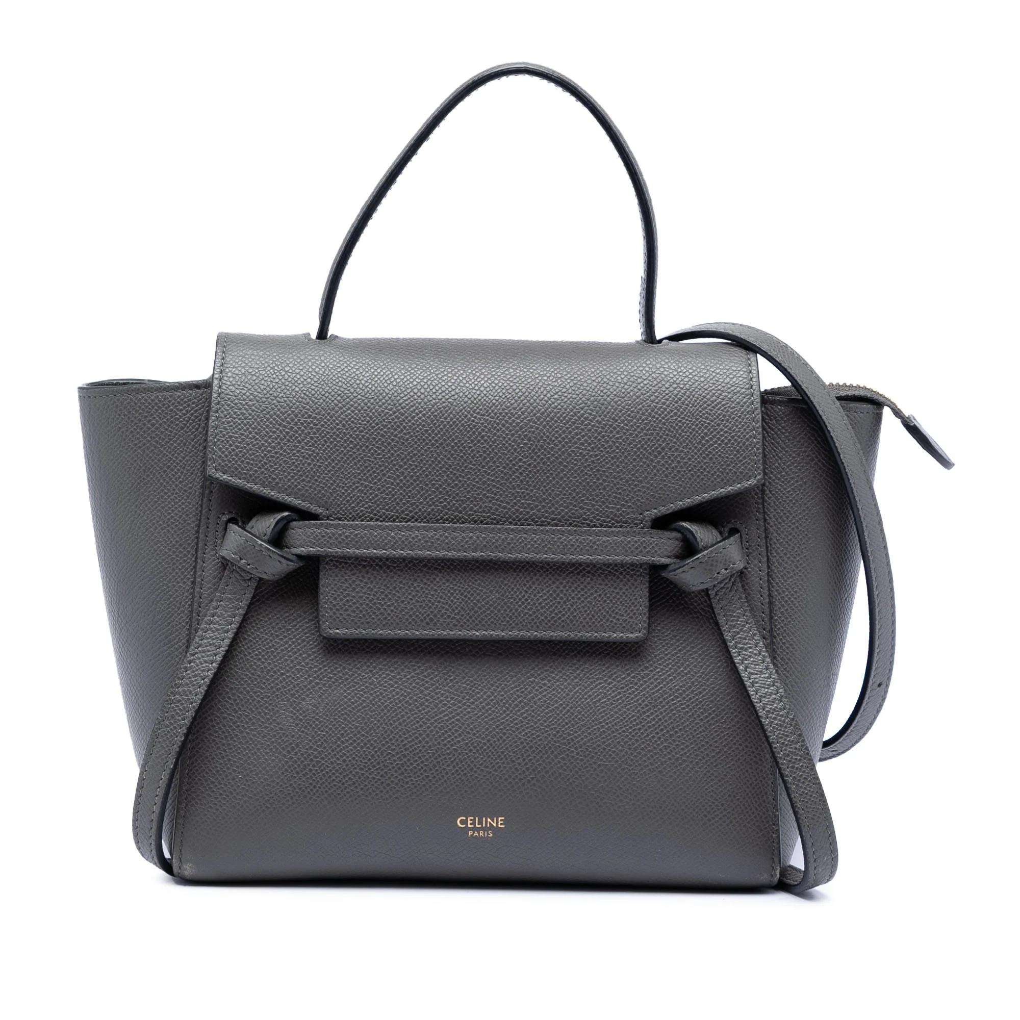 Belt leather handbag