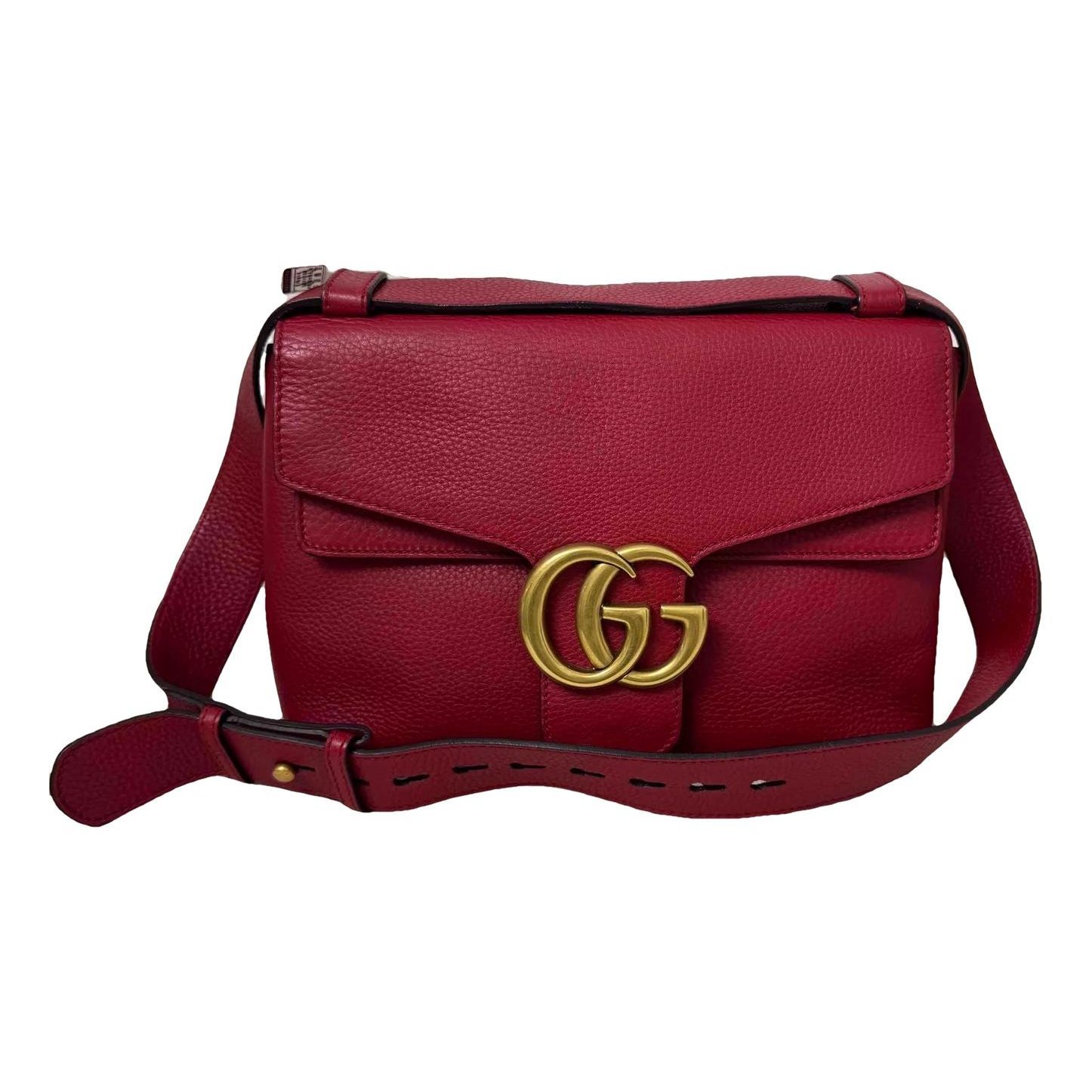 GG Marmont Flap leather handbag
