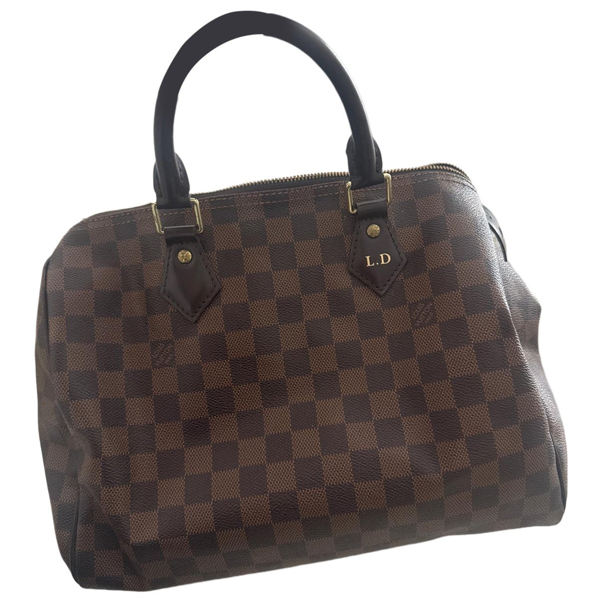 Speedy leather handbag