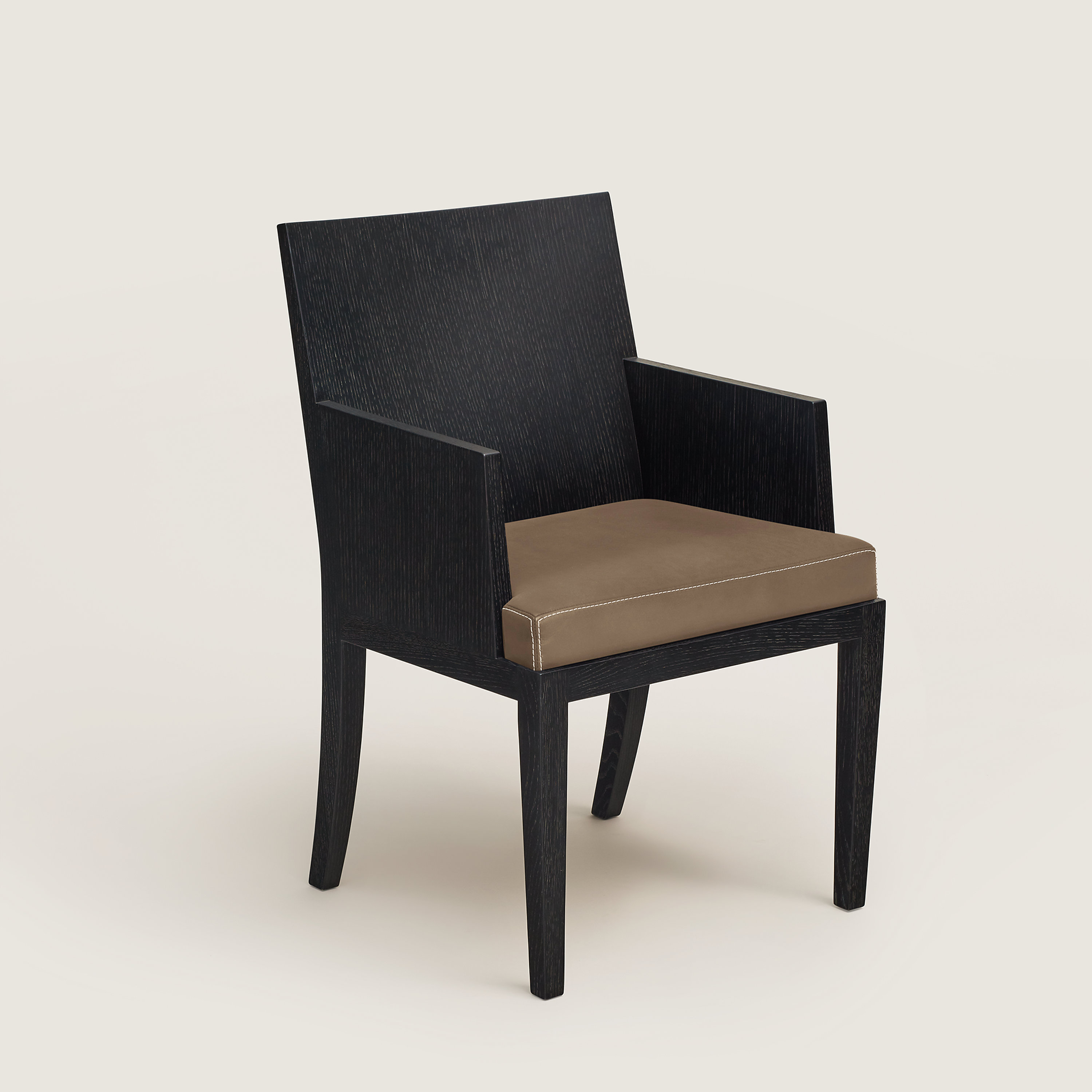 Reeditions J.-M. Frank par Hermès chair with armrests