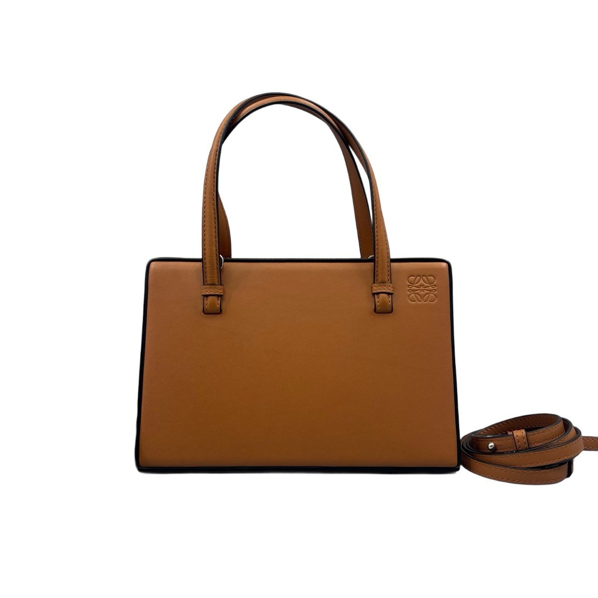 Postal leather handbag