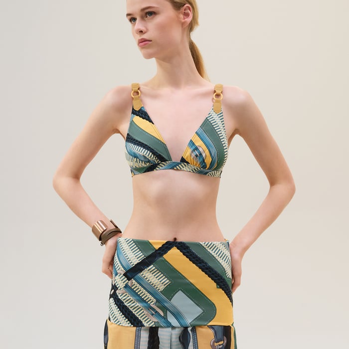 Jaune Labido "Coaching Remix" Beach Bustier Jumpsuit