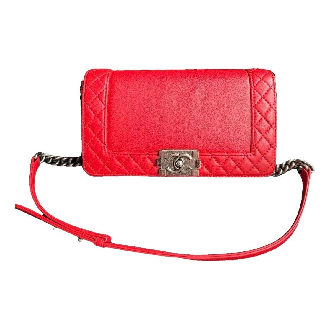 Boy leather crossbody bag