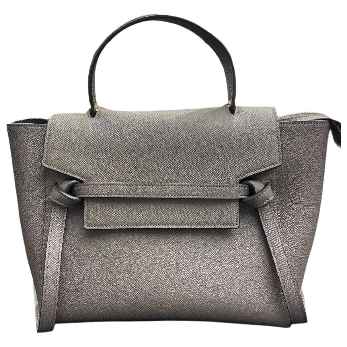 Belt leather handbag