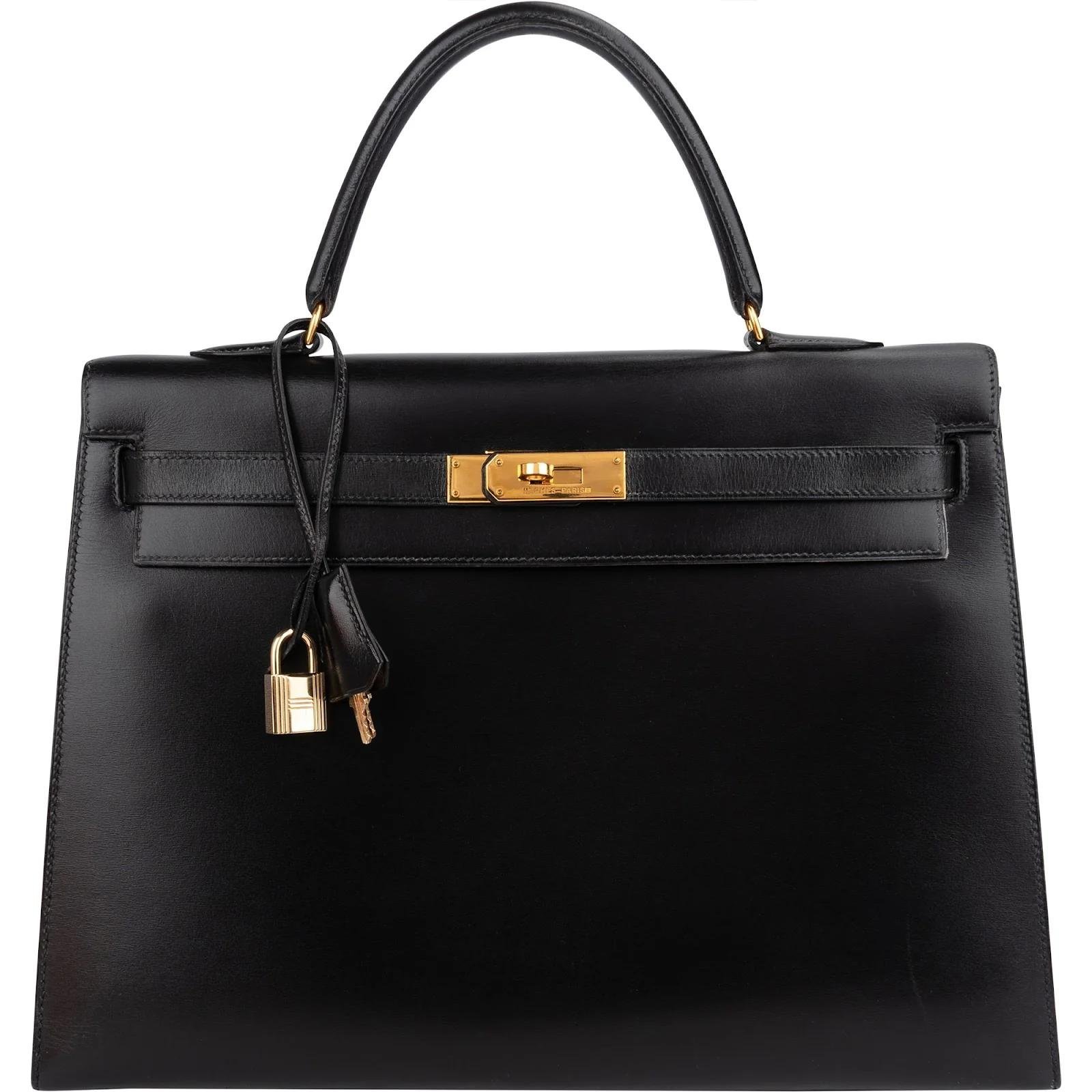 Kelly 35 leather handbag