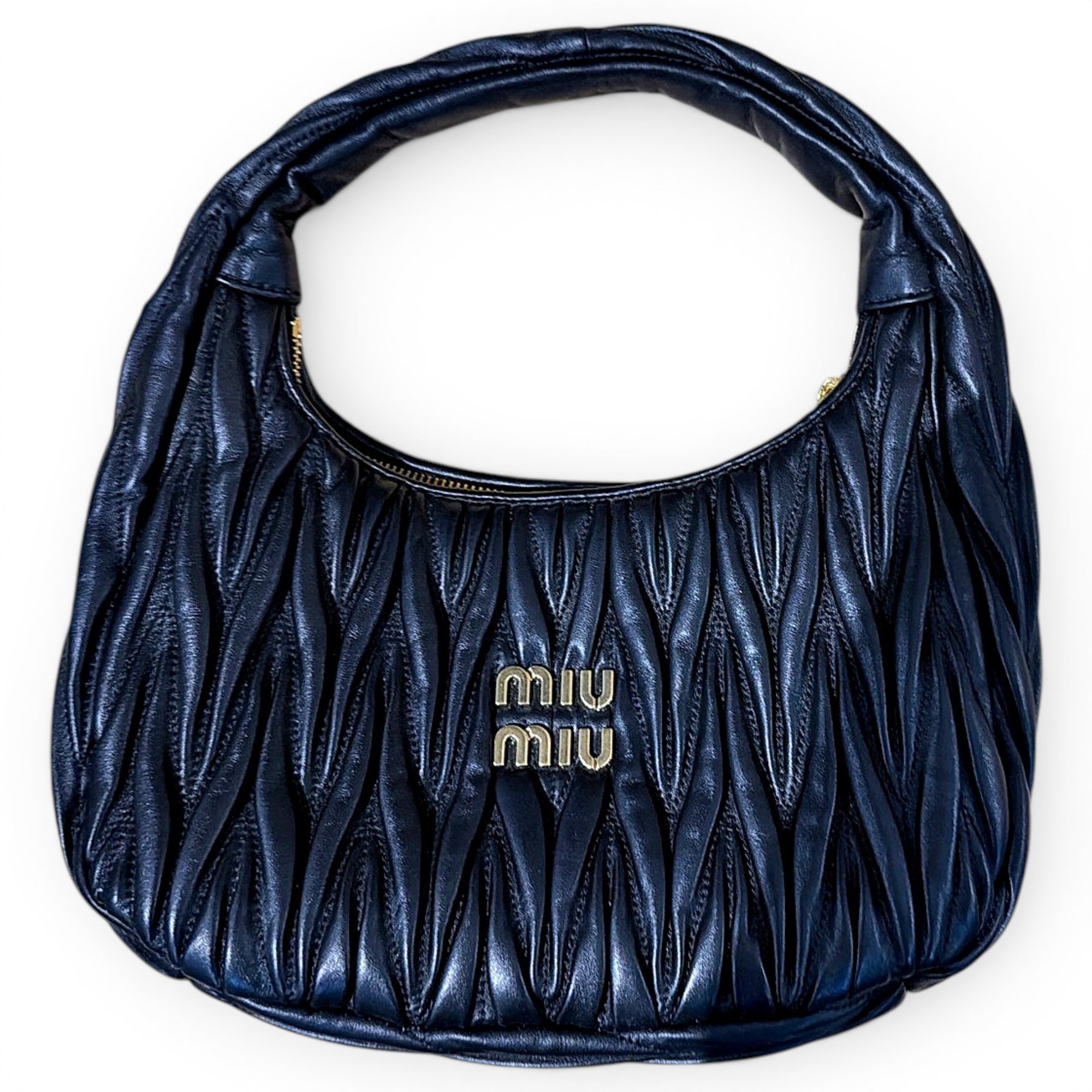 Miu Wander leather handbag