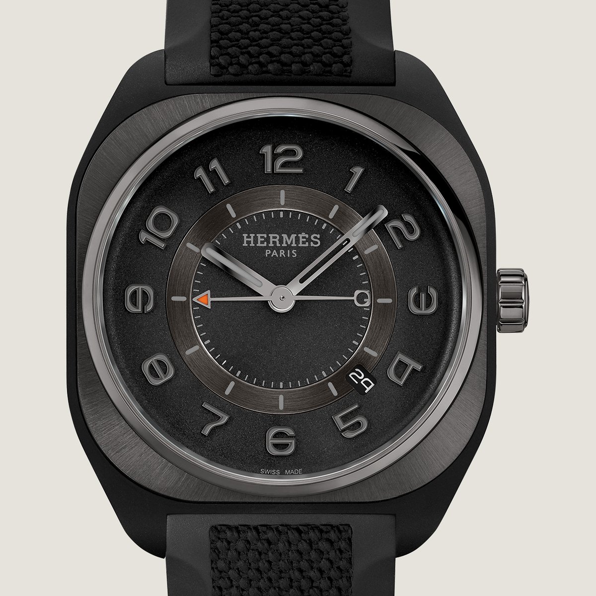 Sans Coloris Hermès H08 Watch, 42 mm
