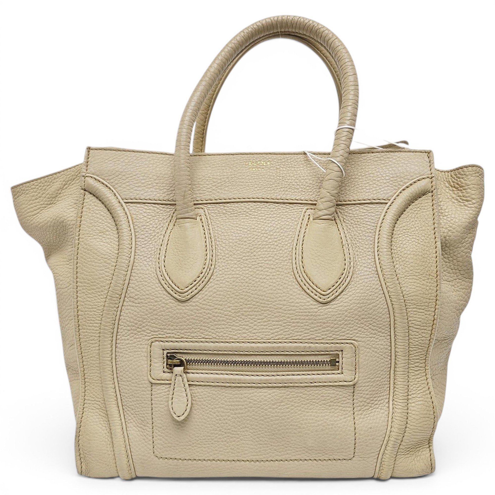 Luggage leather handbag
