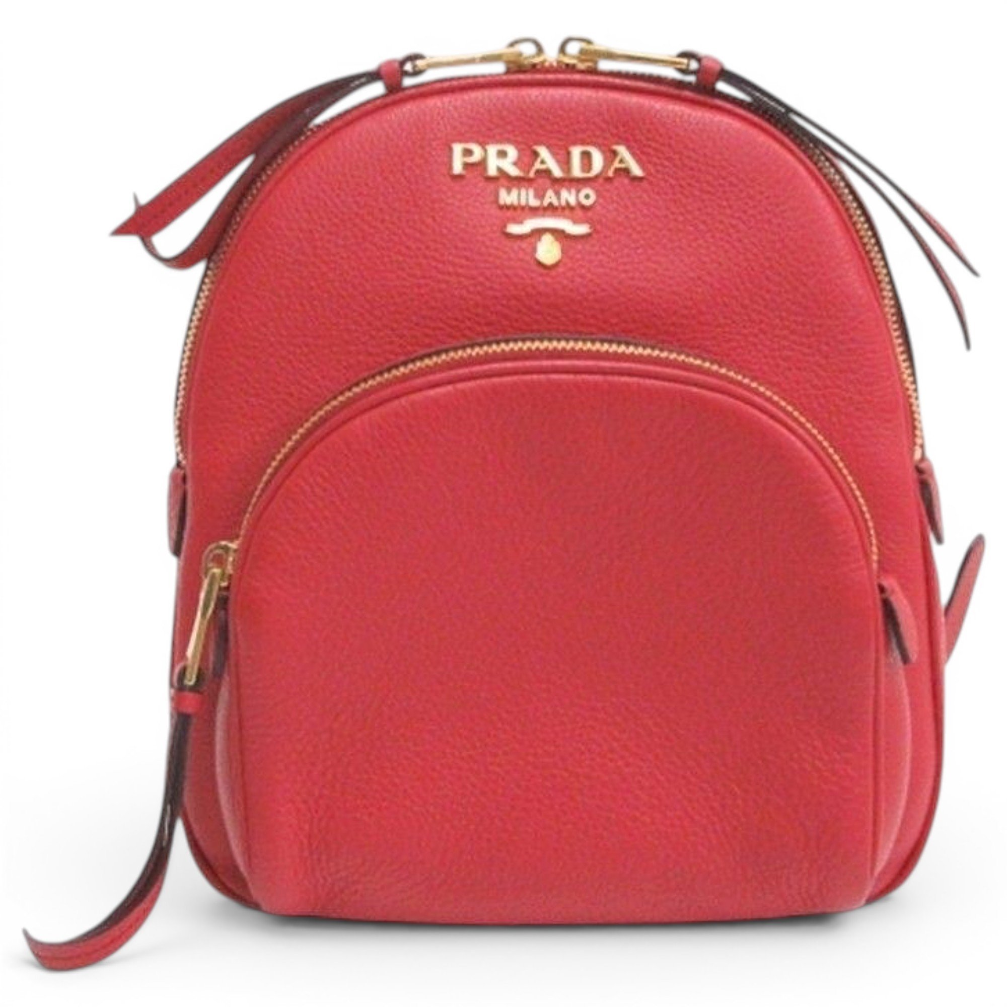 Leather backpack