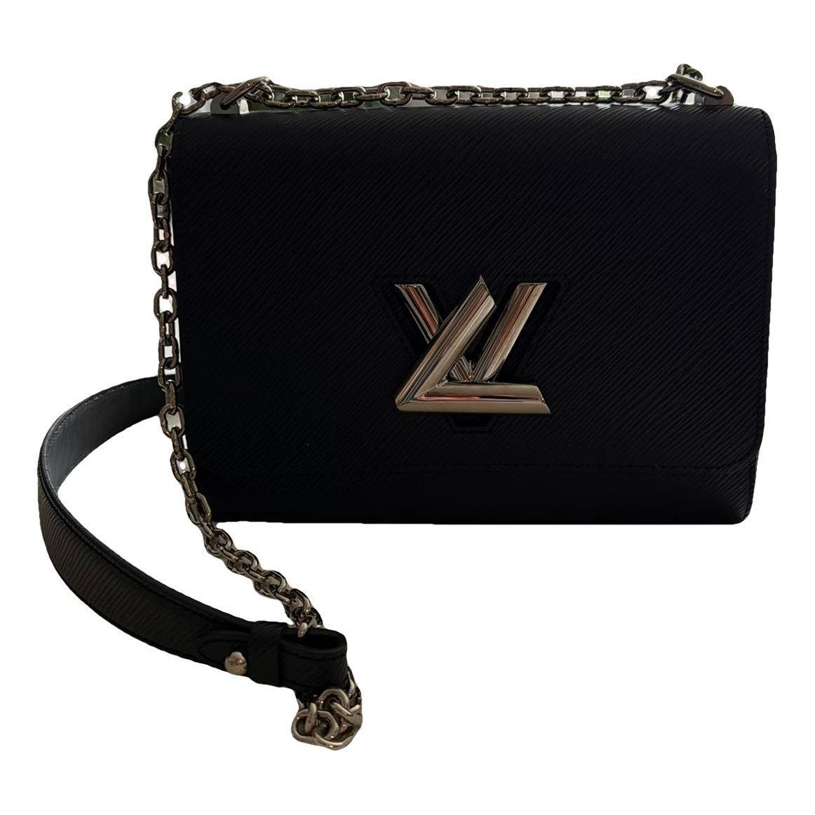Twist leather crossbody bag