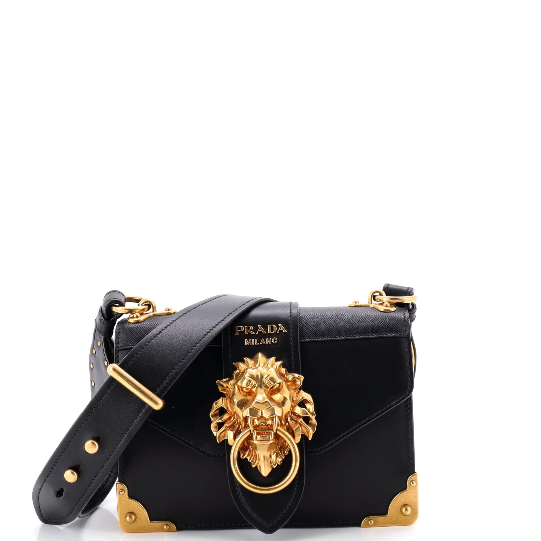Animalier Cahier Crossbody Bag Leather Small