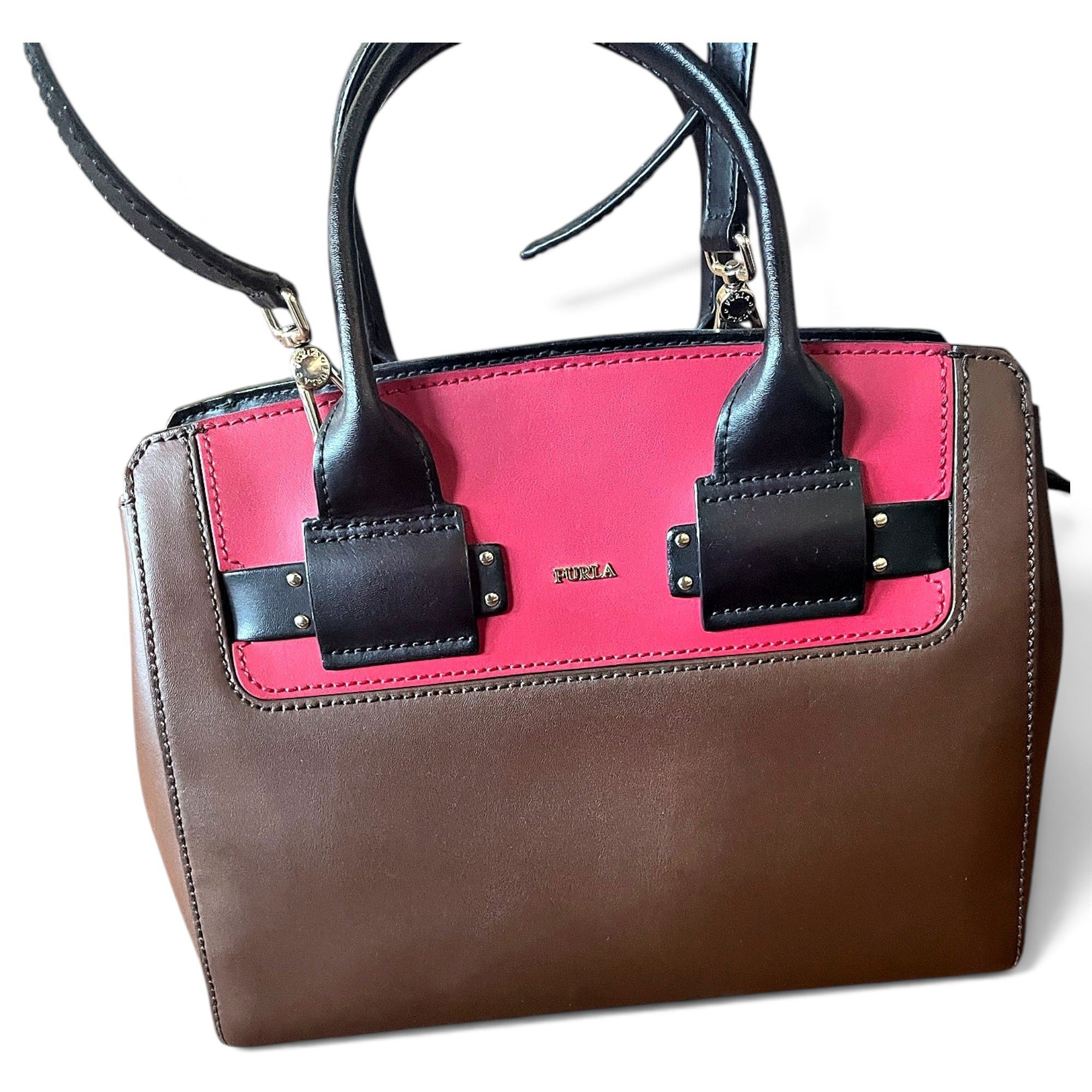 Leather handbag