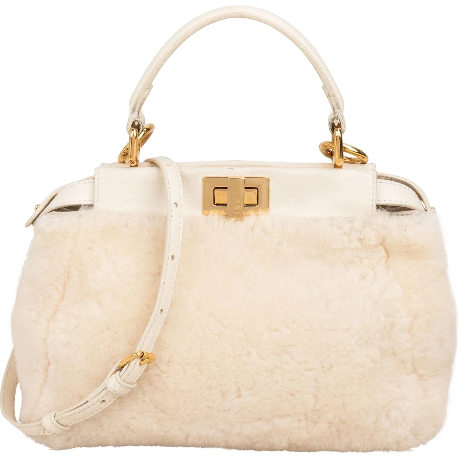 Peekaboo leather crossbody bag