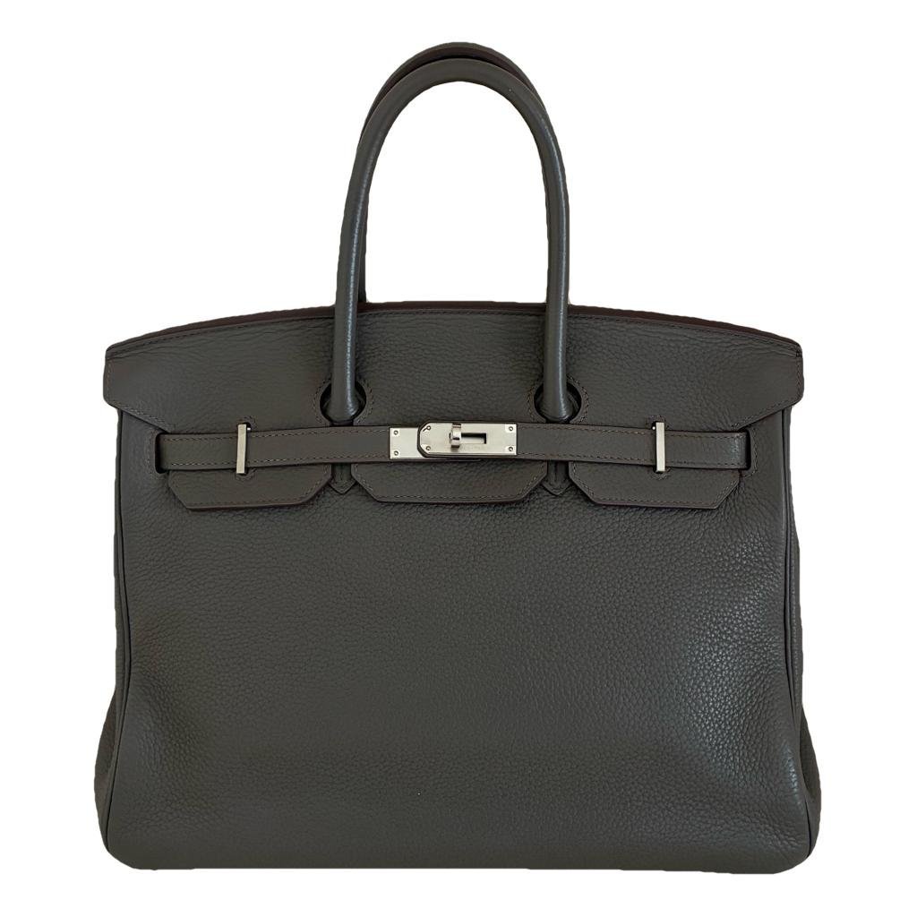 Birkin 35 leather handbag