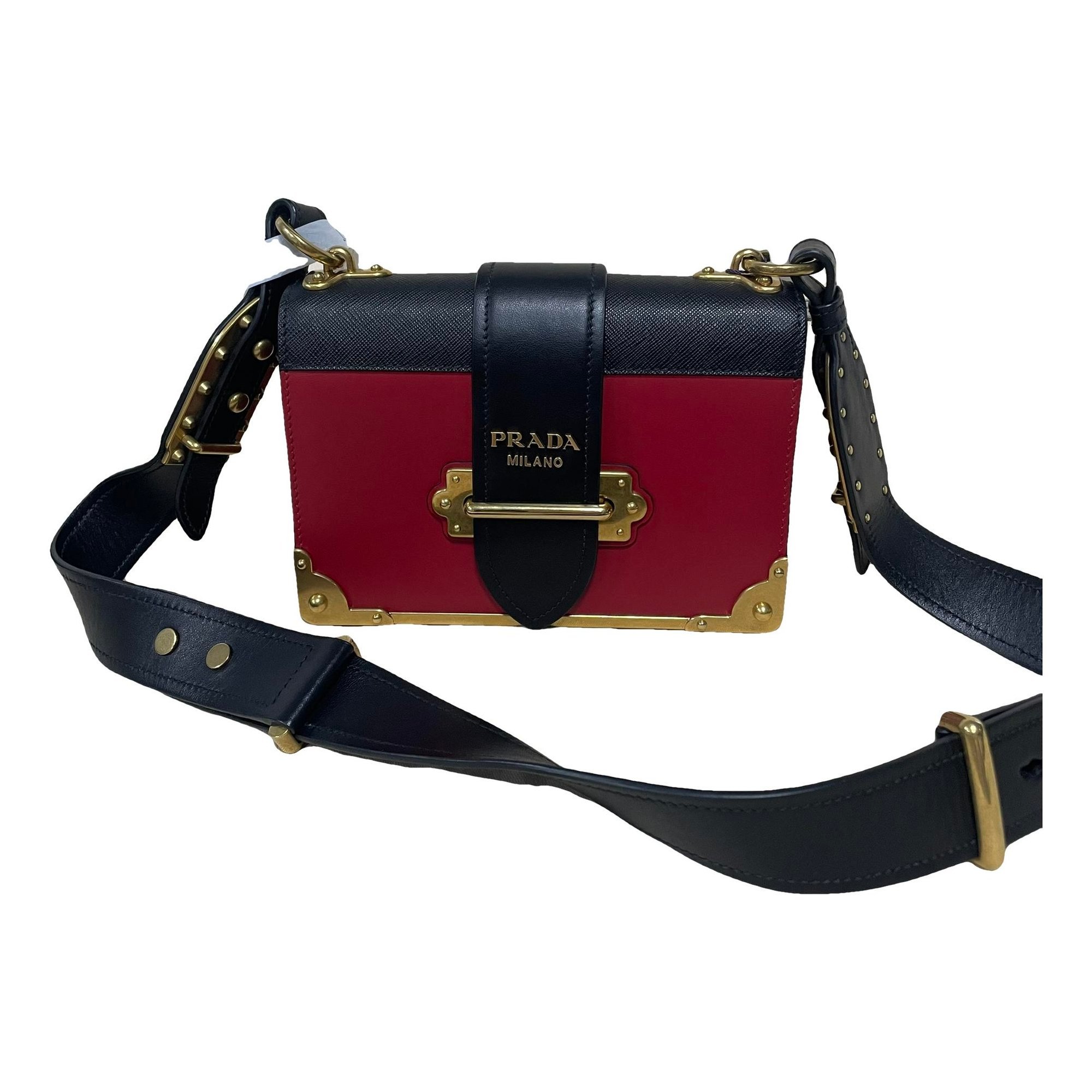 Cahier leather crossbody bag