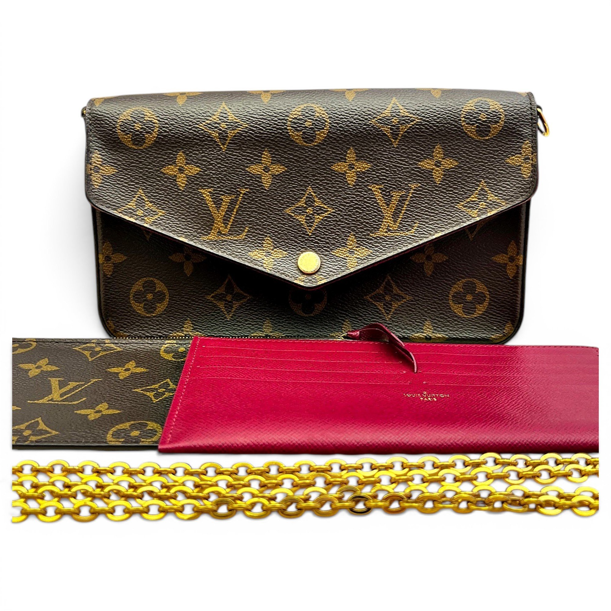 Multi Pochette Accessoires leather handbag