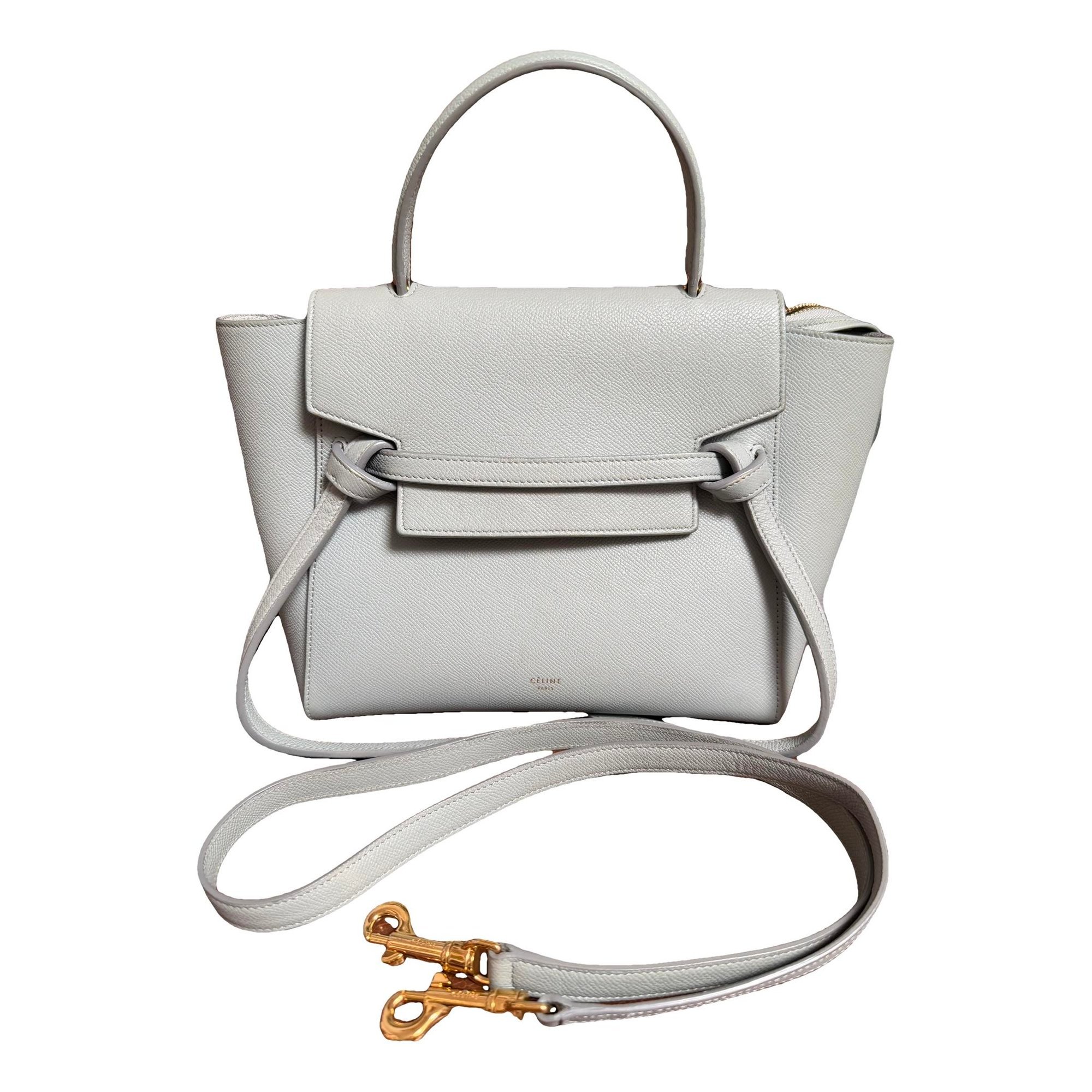 Belt leather handbag