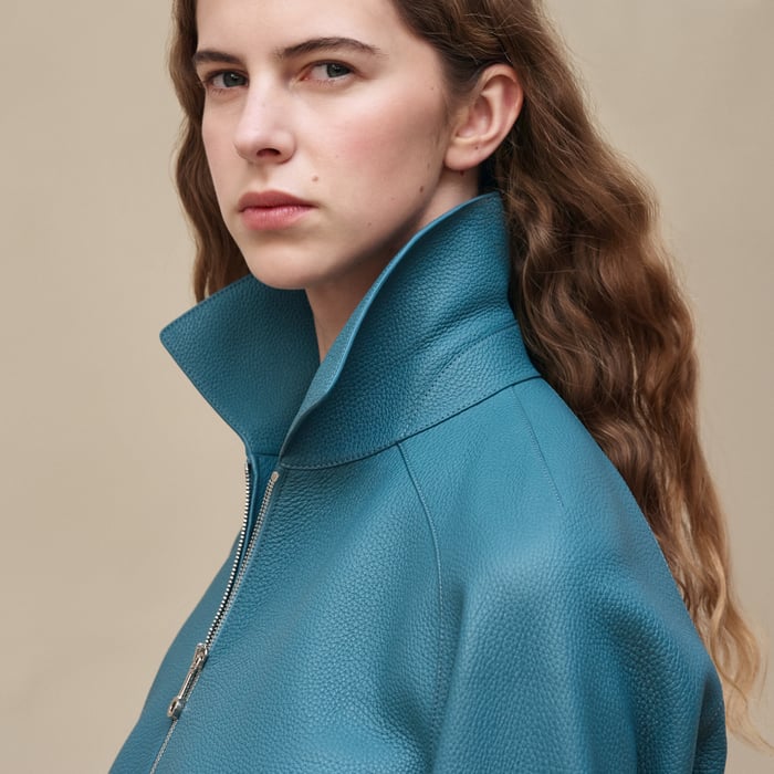 Bleu Canal Short Jacket