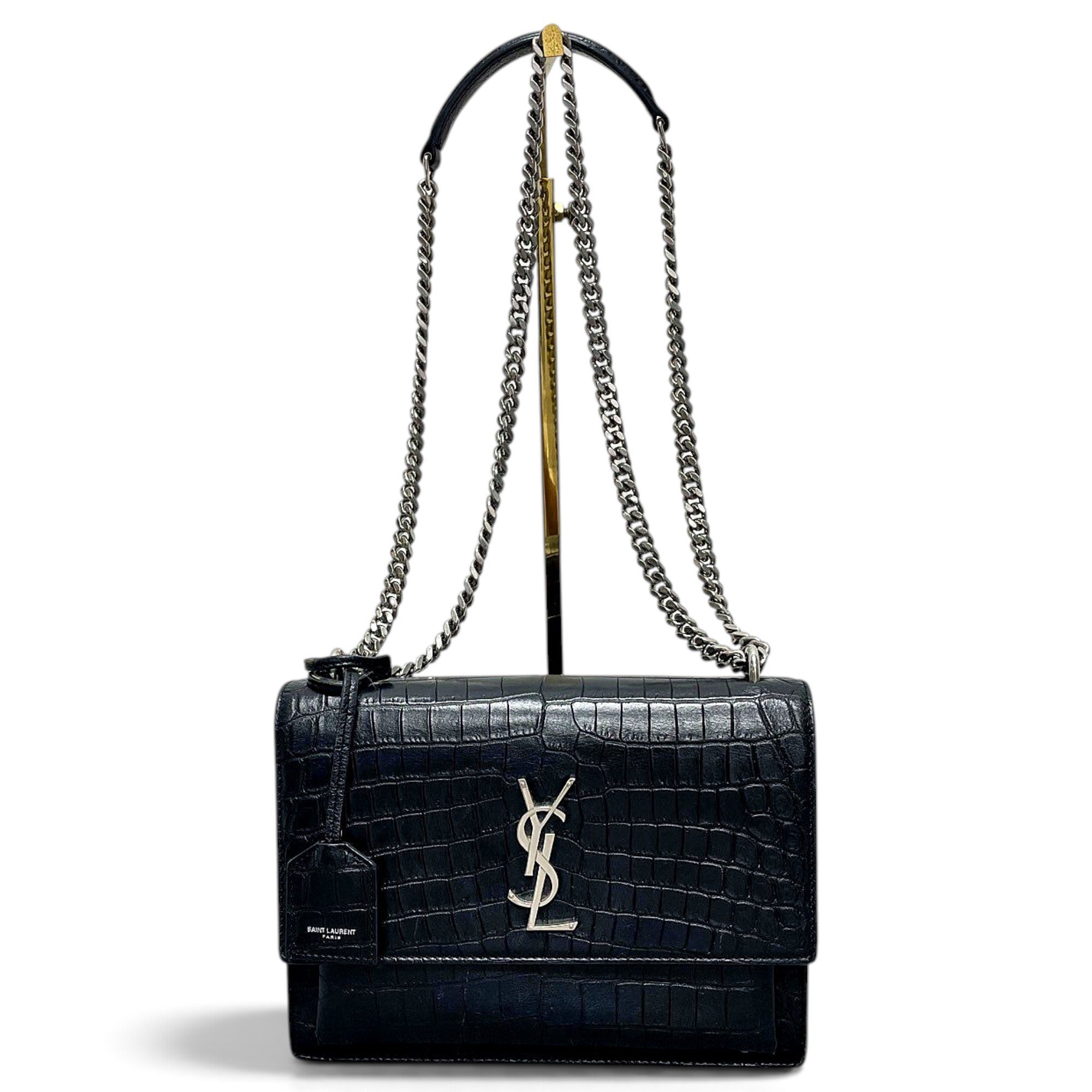 Sunset leather handbag