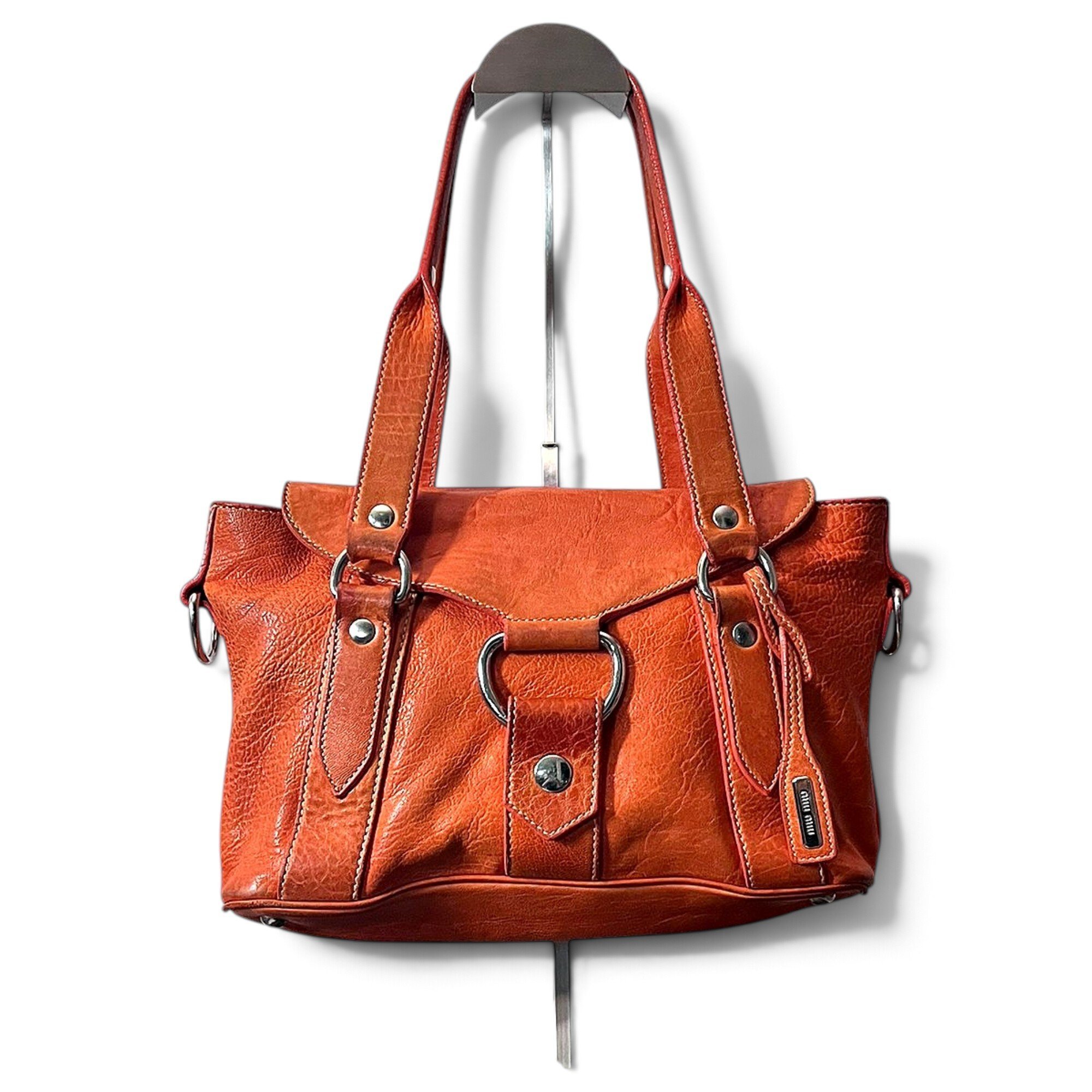 Leather handbag