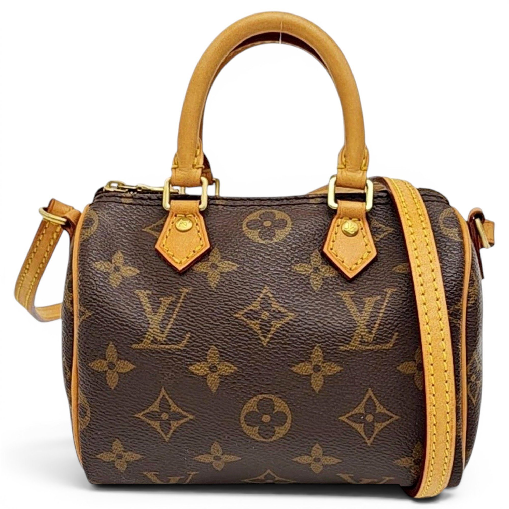 Nano Speedy / Mini HL leather handbag