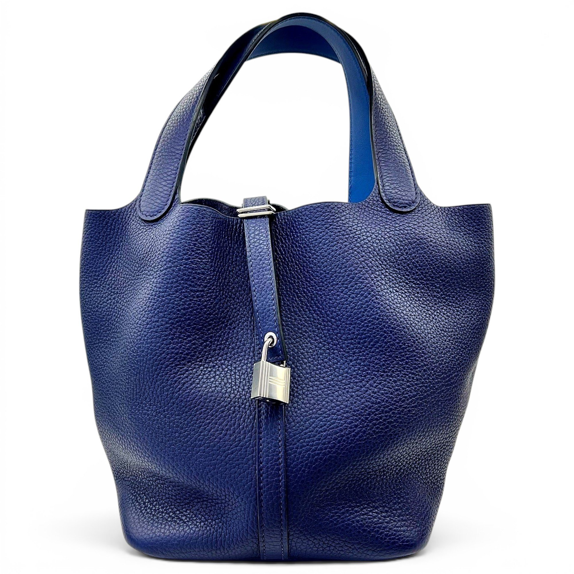 Picotin leather handbag