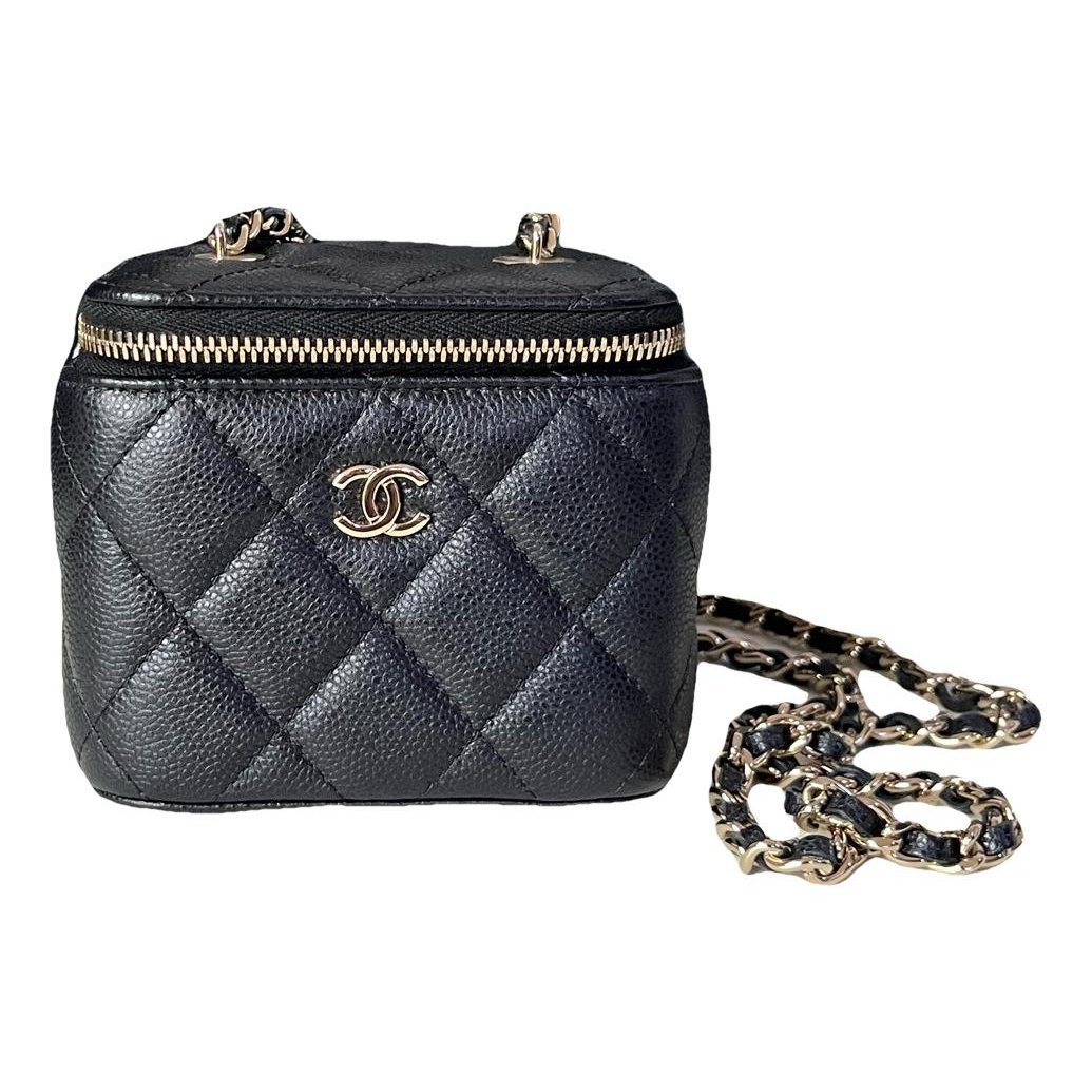 Trendy CC Vanity pony-style calfskin handbag