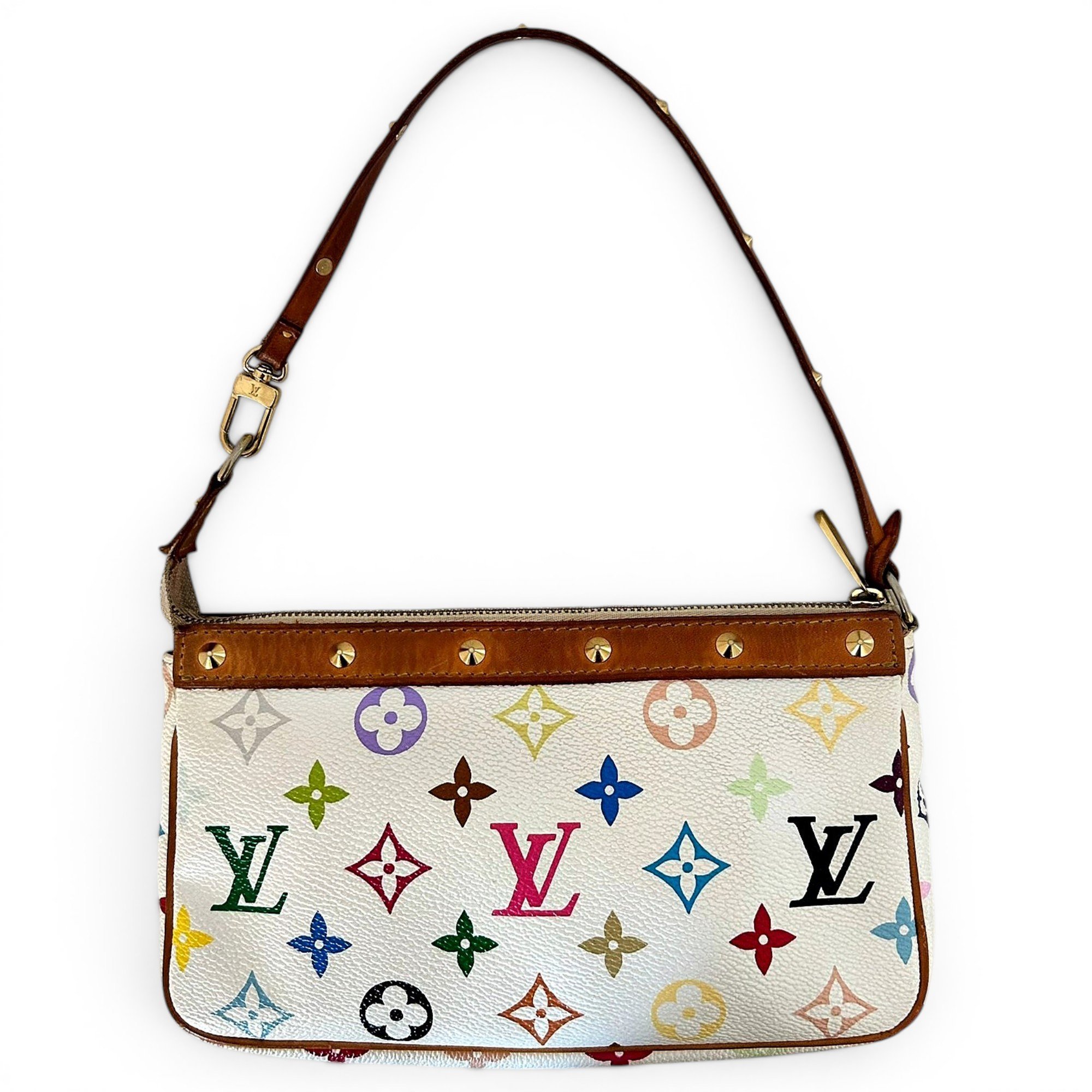 Pochette Accessoire leather handbag