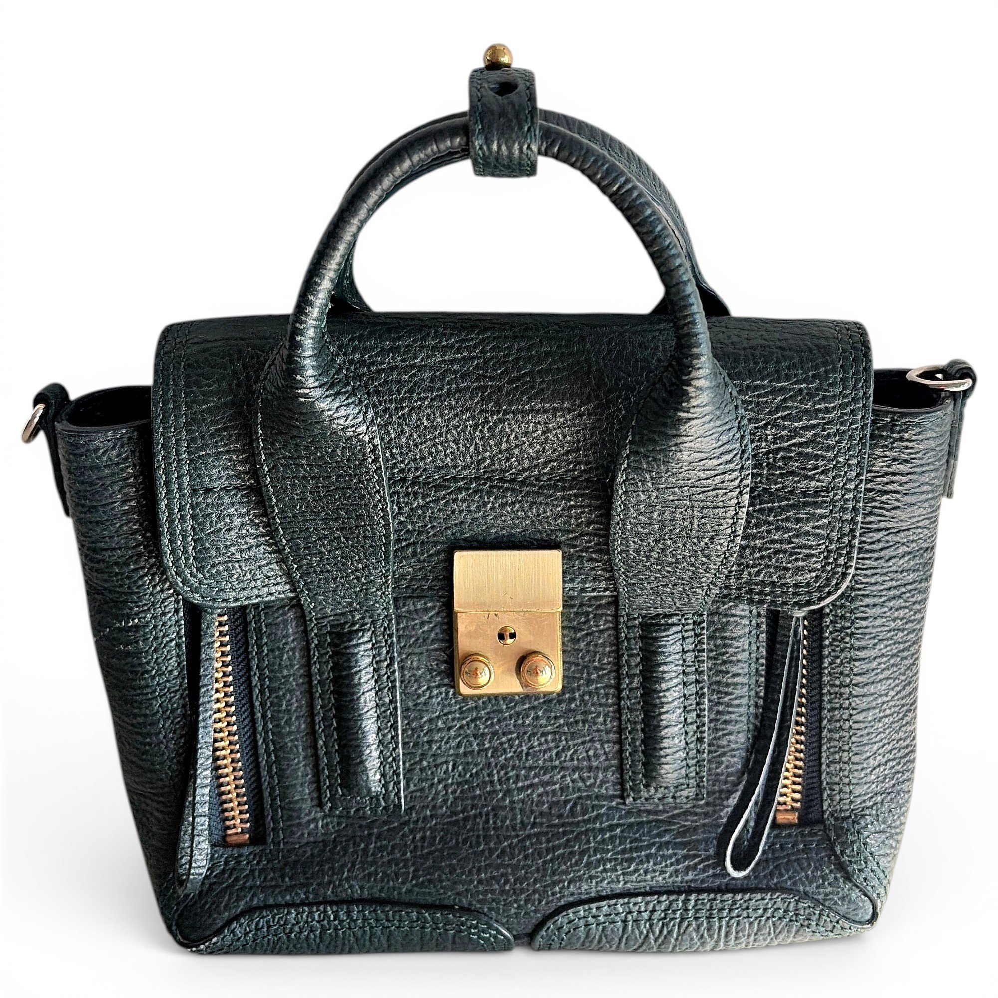 Pashli leather satchel