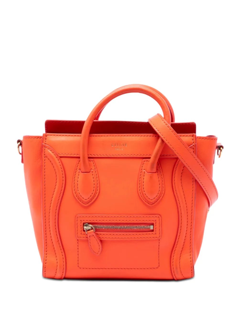 2012 Nano Leather Luggage Tote satchel