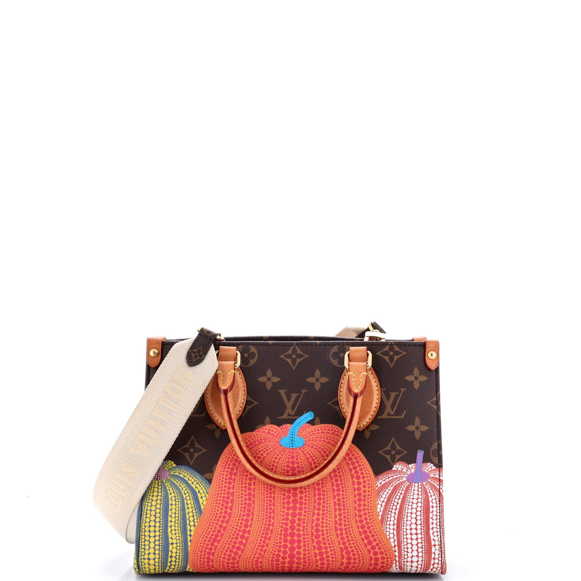 OnTheGo Tote Yayoi Kusama Pumpkins Monogram Canvas PM