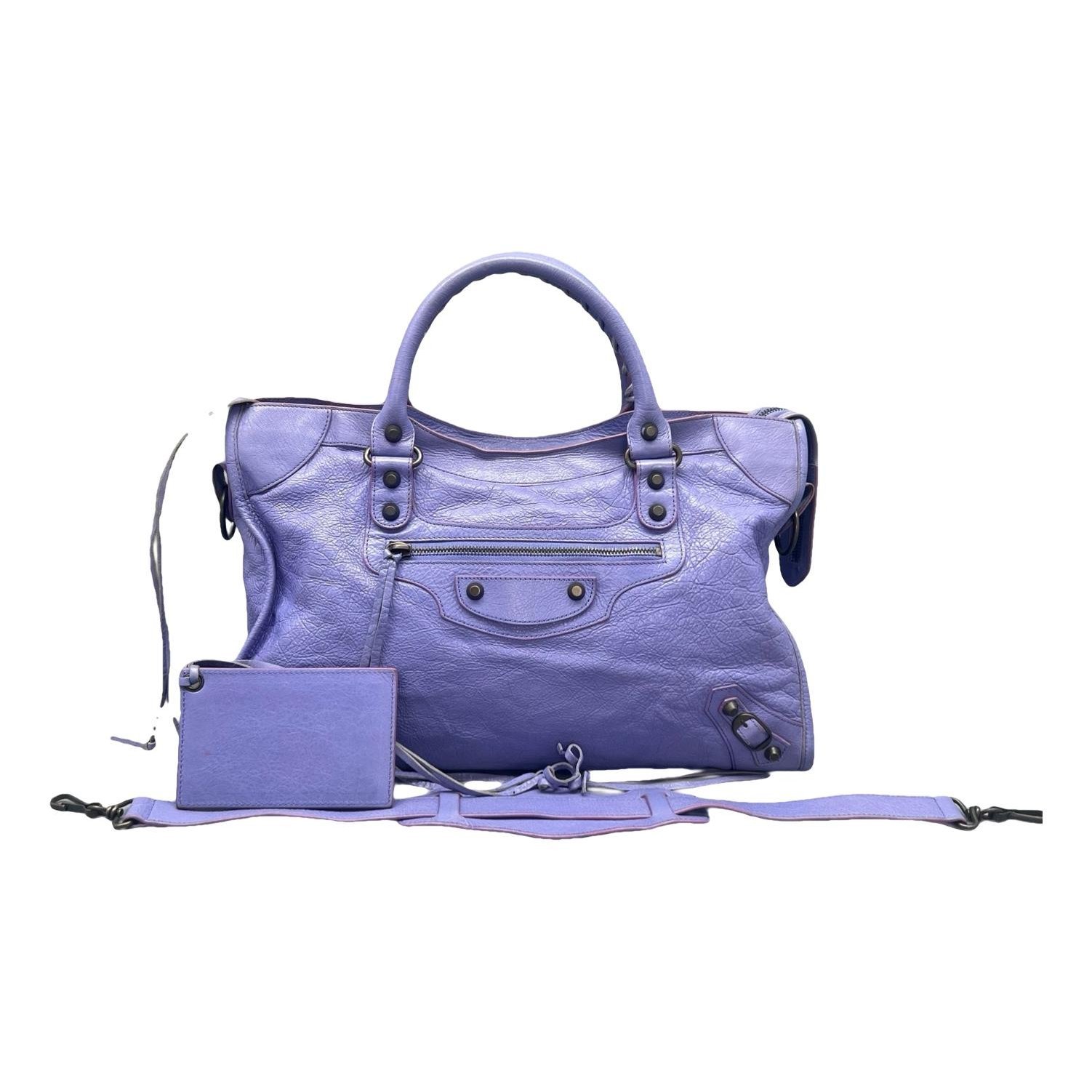 City leather crossbody bag