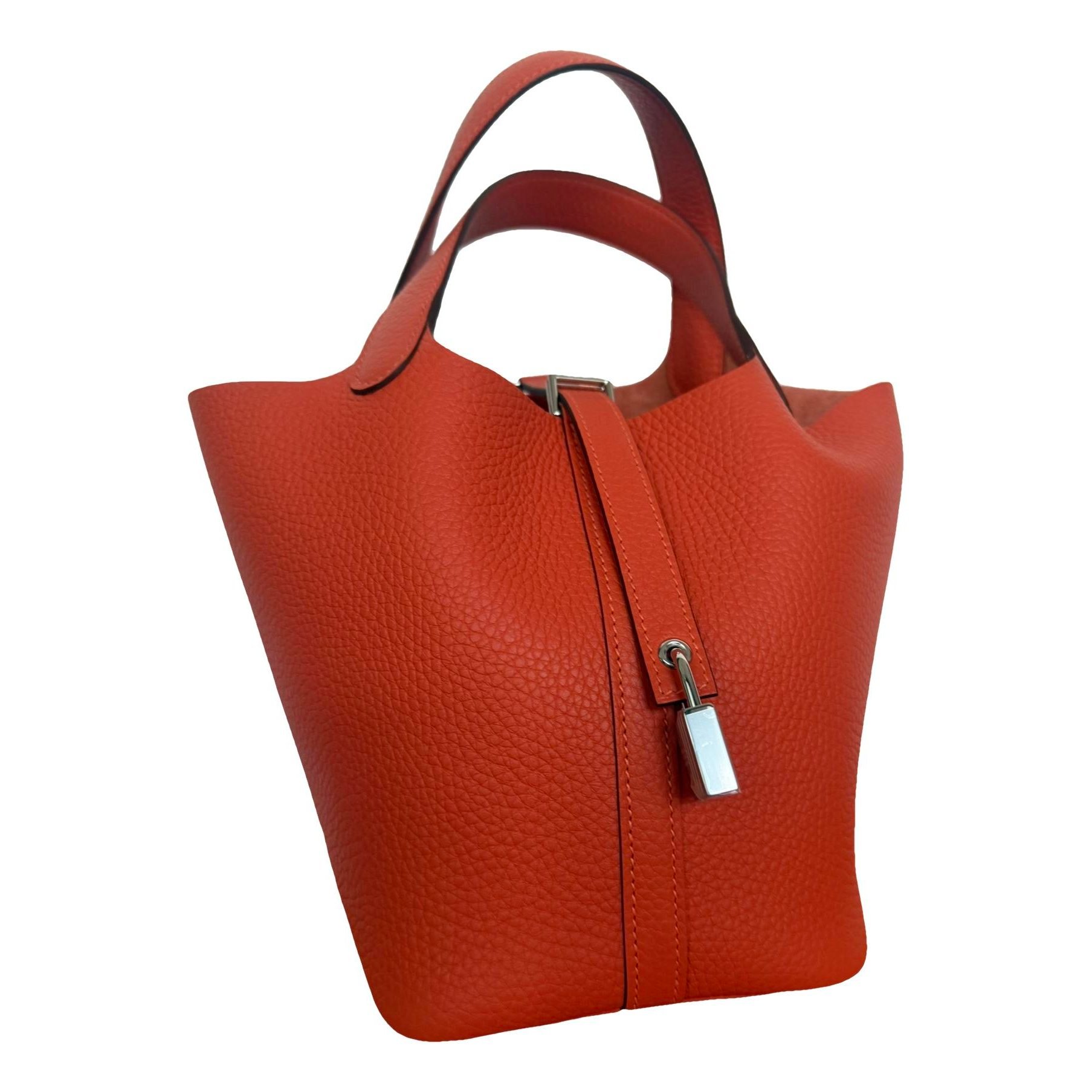 Hermes Picotin Handbag Orange