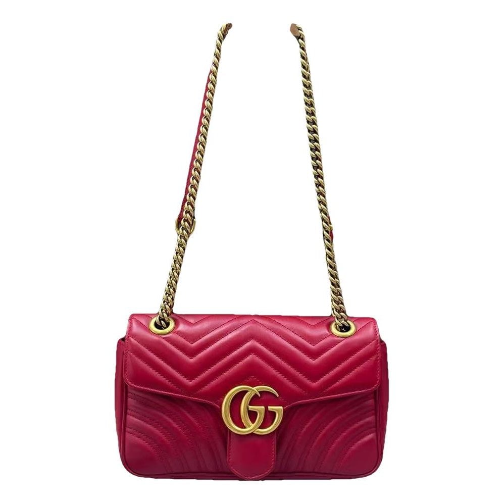 GG Marmont Flap leather handbag