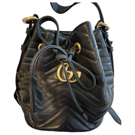 GG Marmont Bucket leather handbag