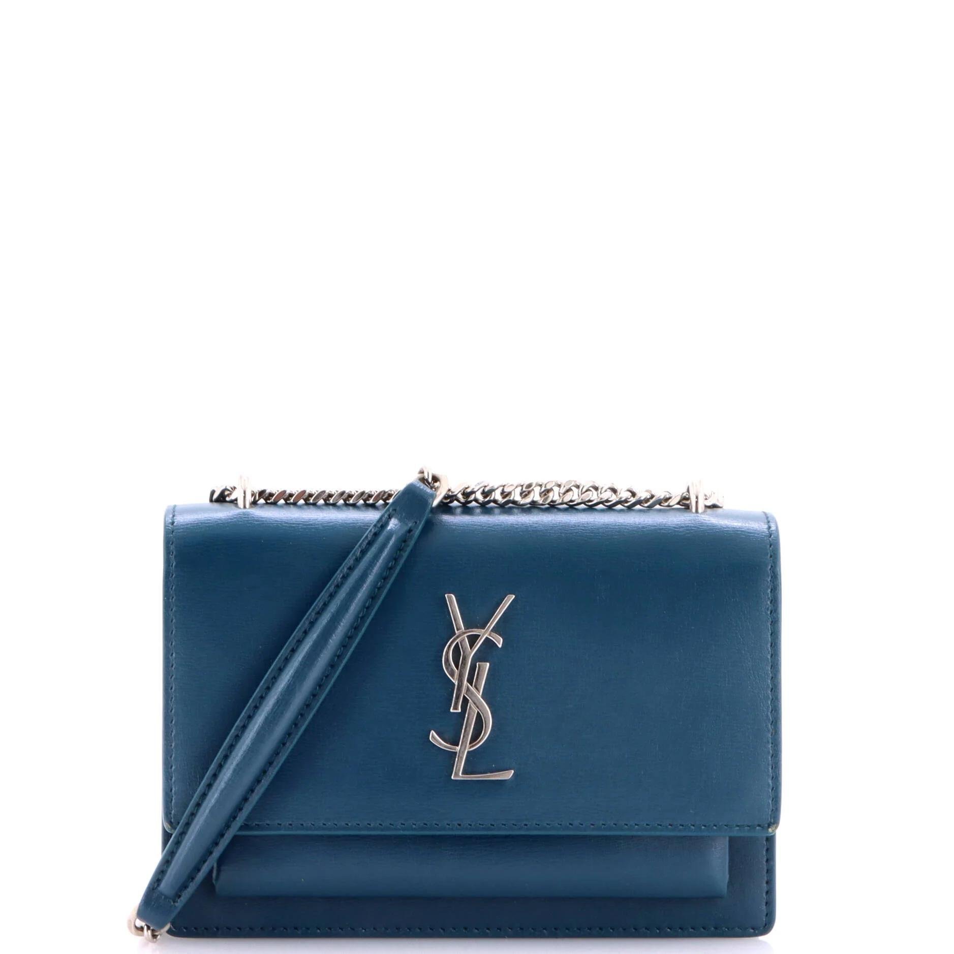 Sunset leather crossbody bag
