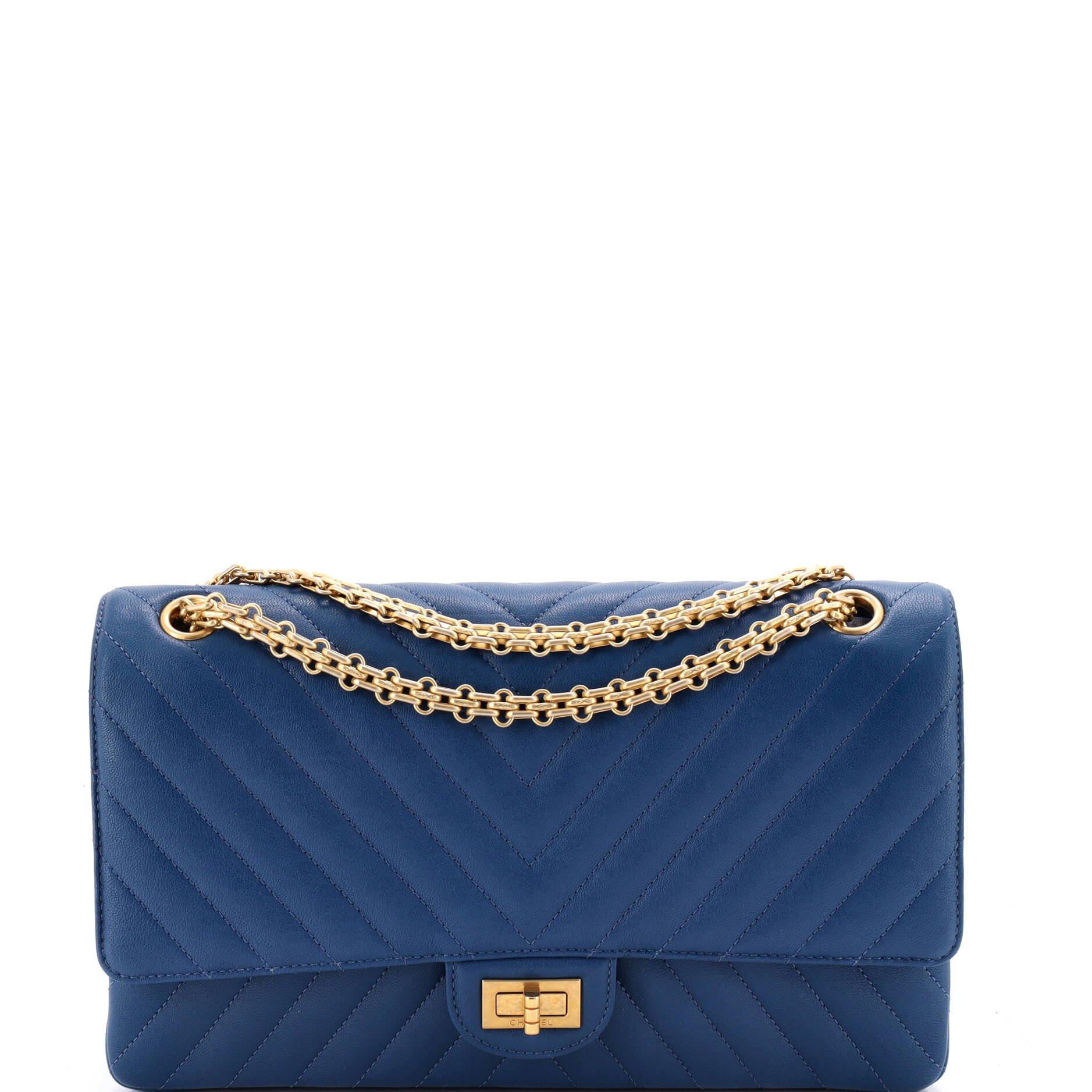Reissue 2.55 Flap Bag Chevron Sheepskin 226