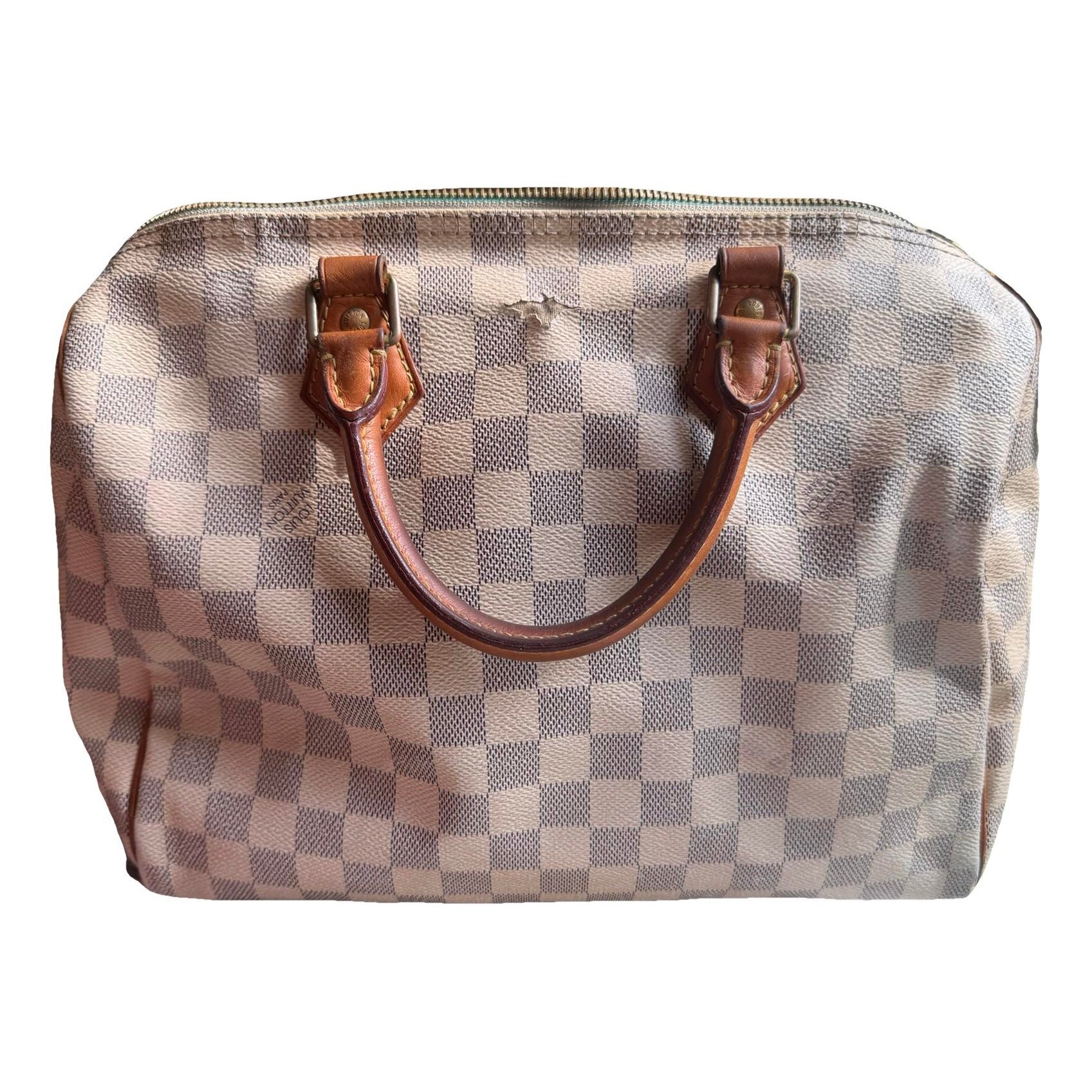 Speedy leather handbag