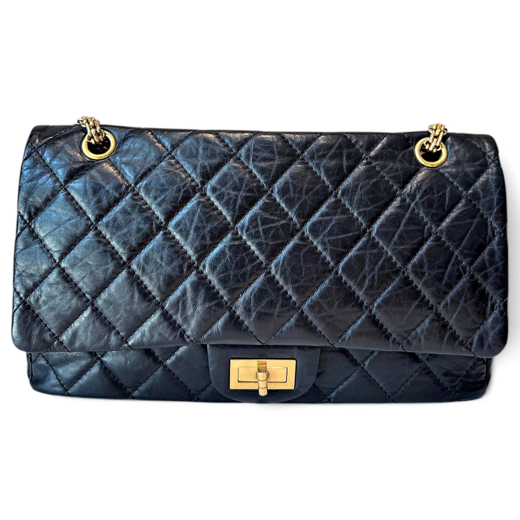 2.55 leather handbag
