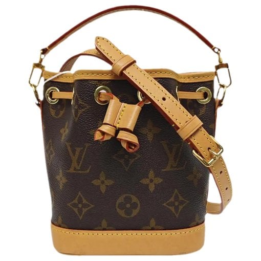 Nano Noé leather handbag