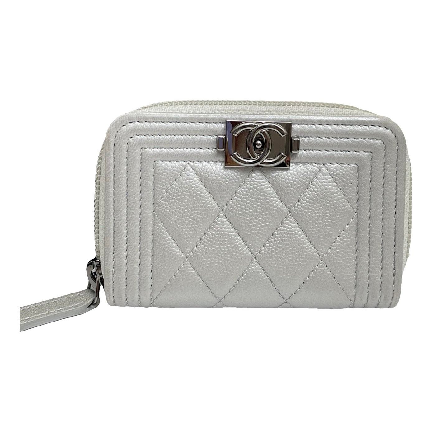 Boy leather clutch bag