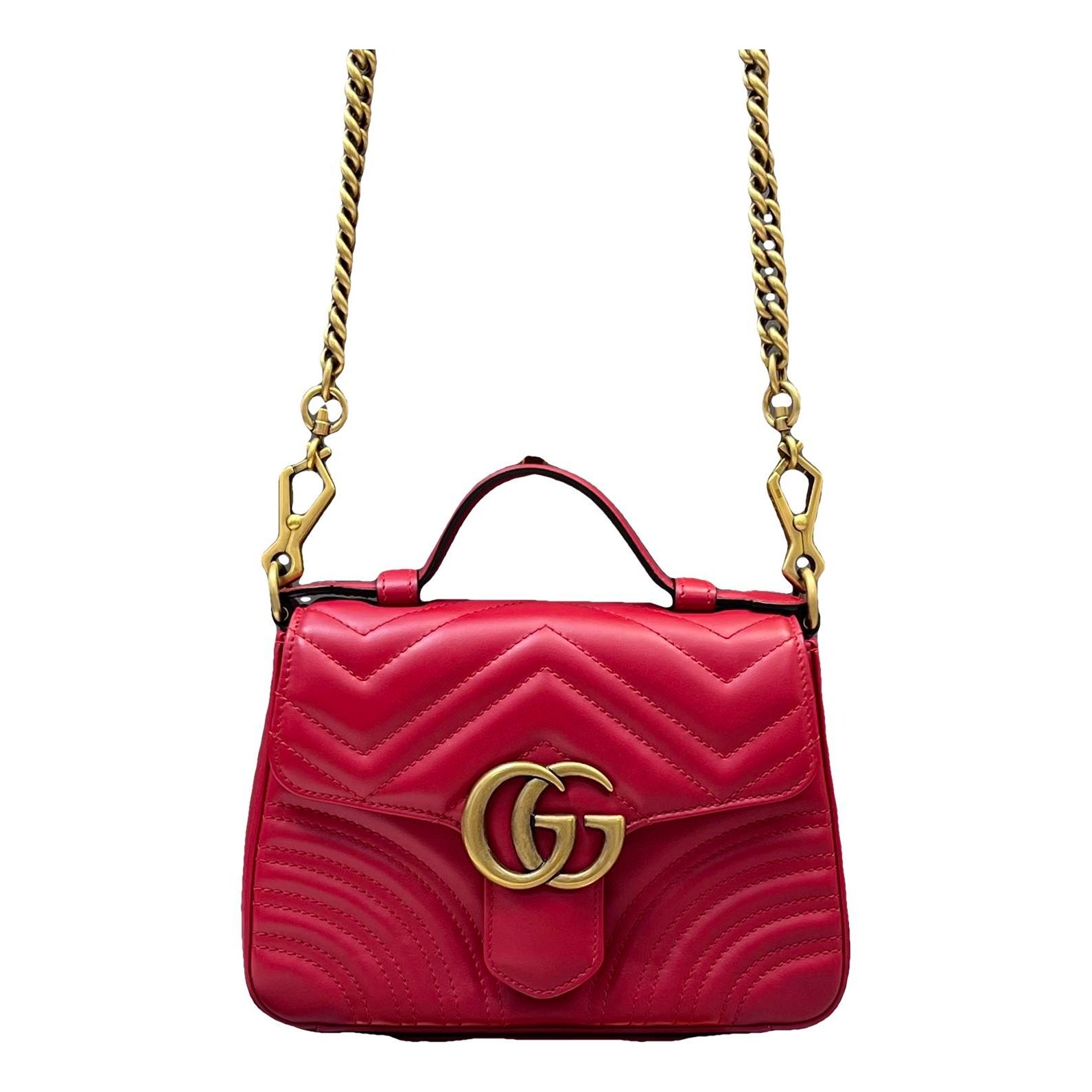 GG Marmont Flap leather handbag