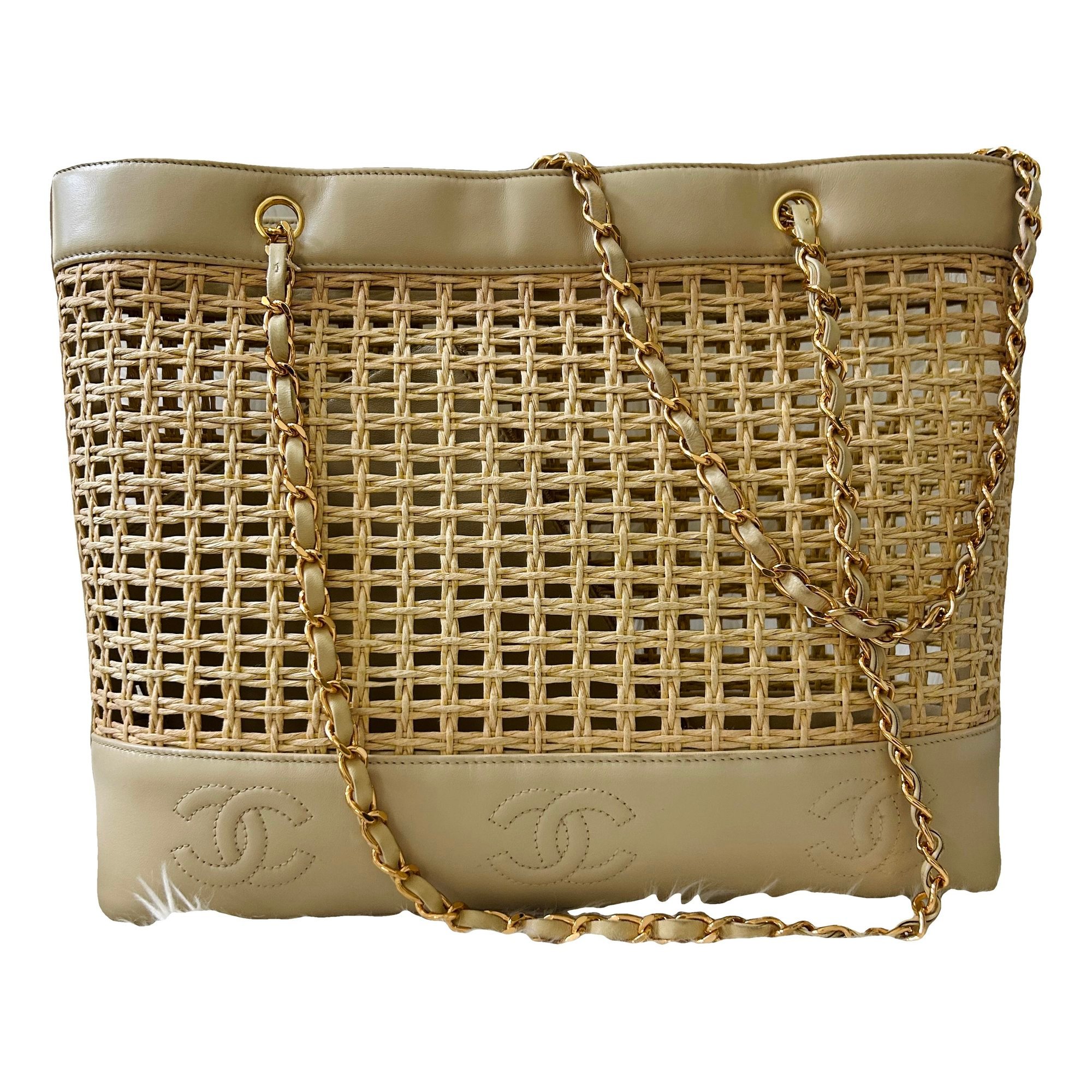 Grand shopping leather tote