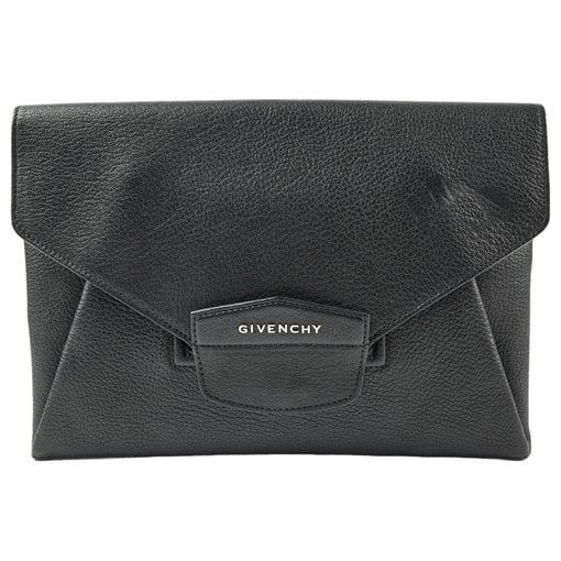 Antigona leather clutch bag