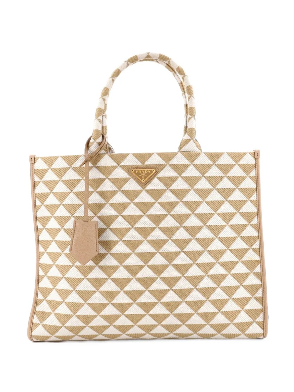 Symbole Shopper Jacquard Large tote bag