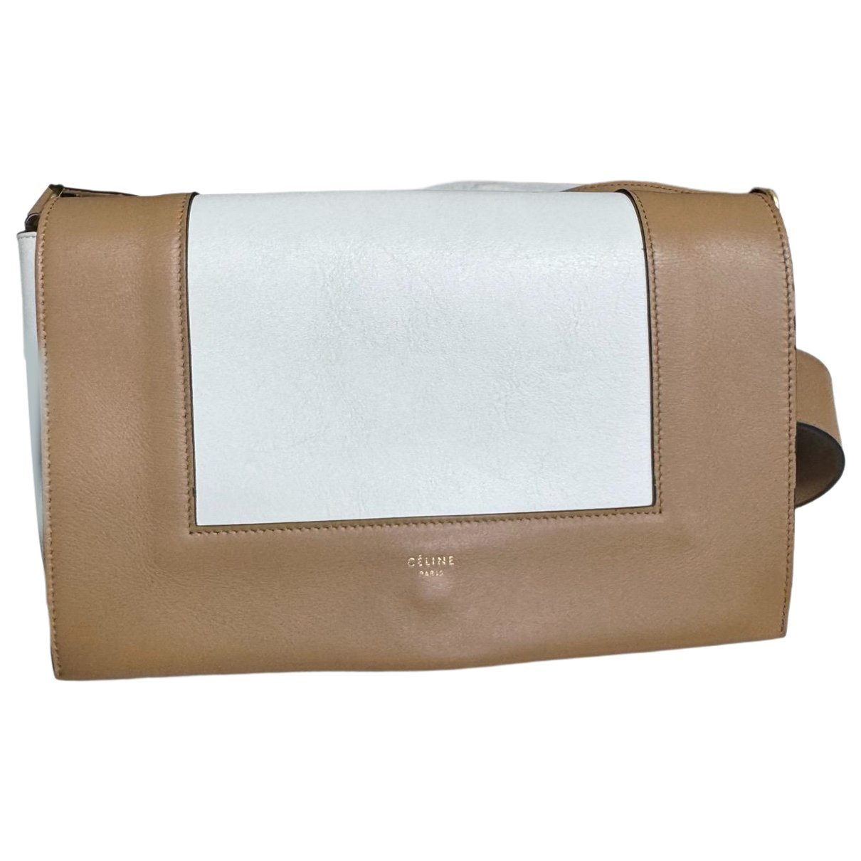 Frame leather crossbody bag